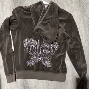Juicy Couture Chocolate Velour Hoodie